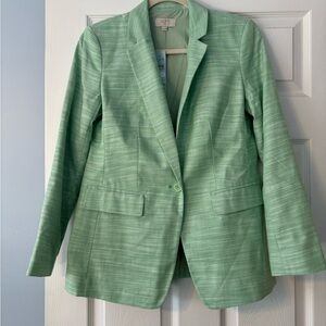 100% cotton Loft Women's Green Blazer